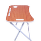 Foldable Table Chair Set Walnut (3-6 yrs)