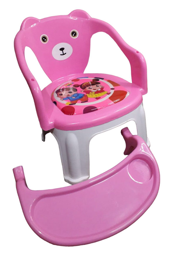 Kids Chair With Cushion Seat Pink