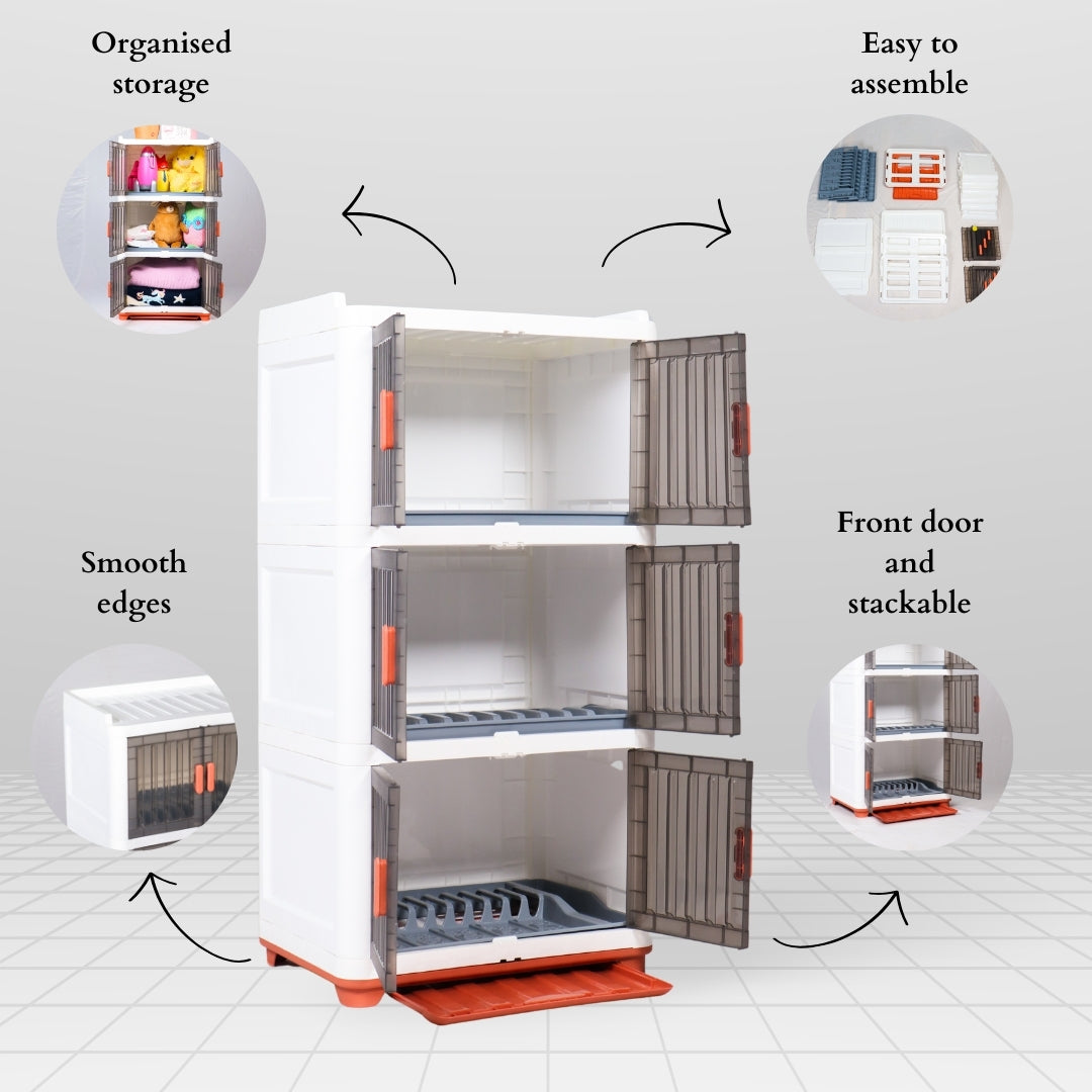 Multi-Functional Wardrobe Orange