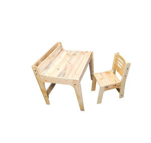 Handmade Pine Wood Desk Set