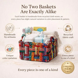 Square Cotton Basket Set