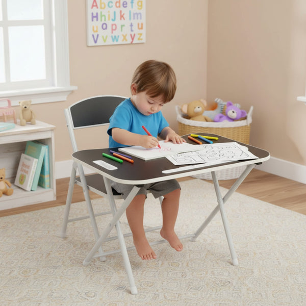 Tiny Tots Foldable Desk & Chair Set