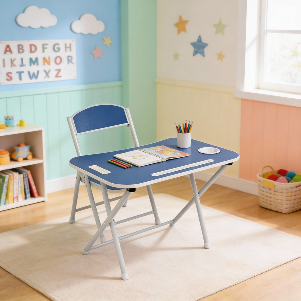 Tiny Tots Foldable Desk & Chair Set