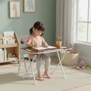 Tiny Tots Foldable Desk & Chair Set