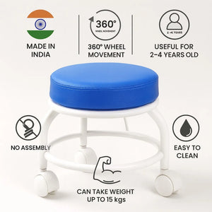 Kids Stool on Wheels