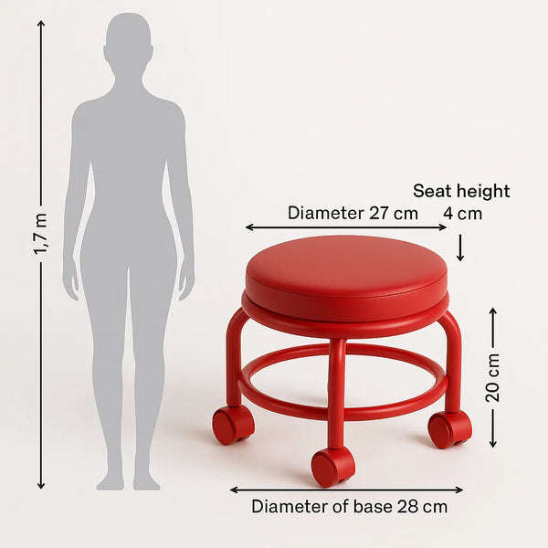 Kids Stool on Wheels