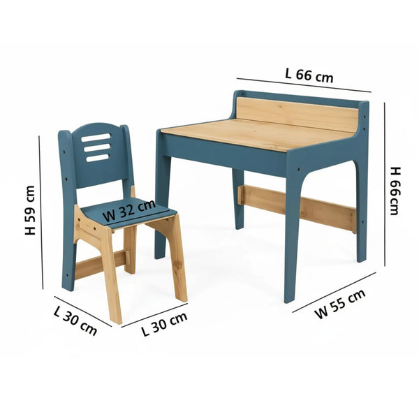 PineWood Table Chair Set (2-10 yrs)