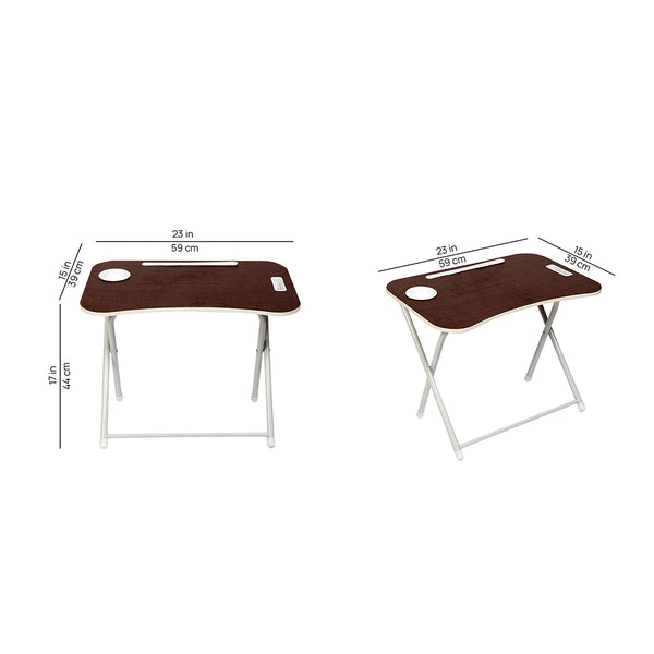 Foldable Table for Kids Dark Coffee