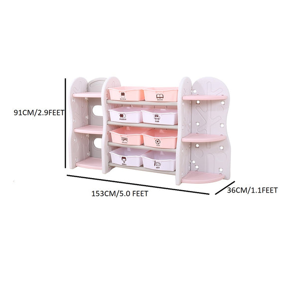 Toy Organizer Bins Shelf