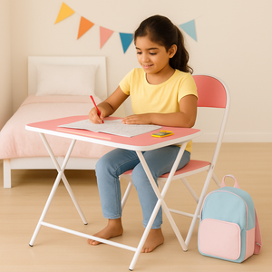 Kids Foldable Desk & Chair Set