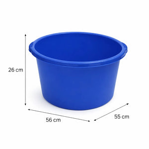6-Piece Bathroom Essentials Set with Tub, Bucket, Mug, Dustbin, Stool & Soap Holder