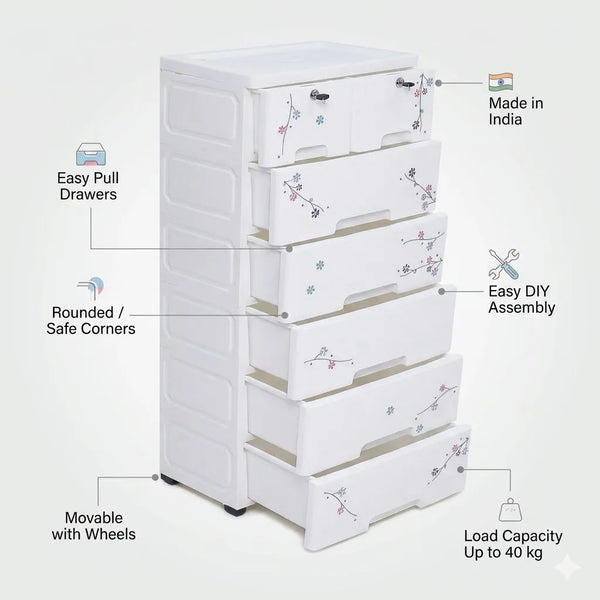 6-Layer Chest of Drawers