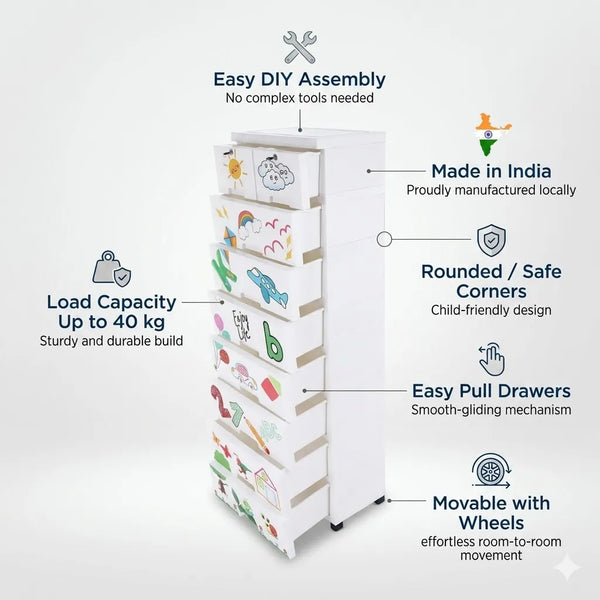 8-Layer Chest of Drawers