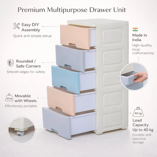 Ivory Luxe Storage Organizer