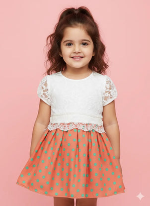 Sunset Polka Dress