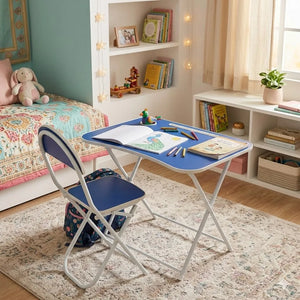 Kids Foldable Desk & Chair Set