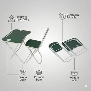 Kids Foldable Desk & Chair Set