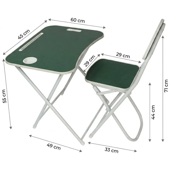 Kids Foldable Desk & Chair Set