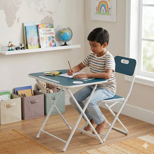 Kids Foldable Desk & Chair Set