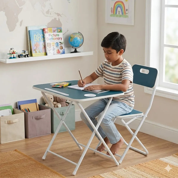 Kids Foldable Desk & Chair Set