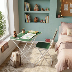 Kids Foldable Desk & Chair Set