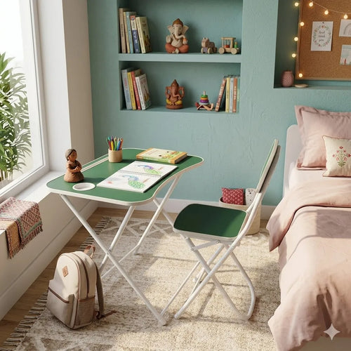 Kids Foldable Desk & Chair Set