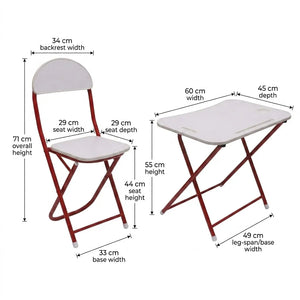 Kids Foldable Desk & Chair Set