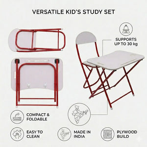 Kids Foldable Desk & Chair Set