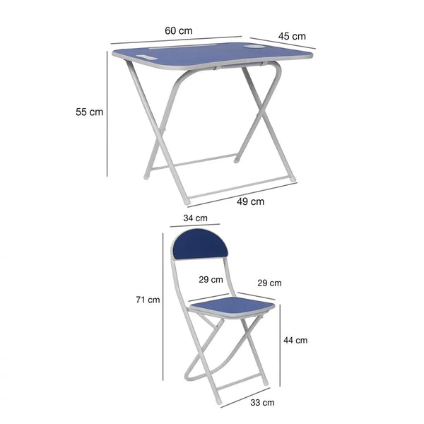 Kids Foldable Desk & Chair Set
