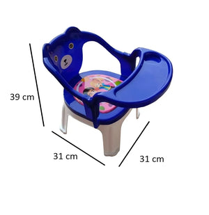 Kids Chair With Cushion Seat Green