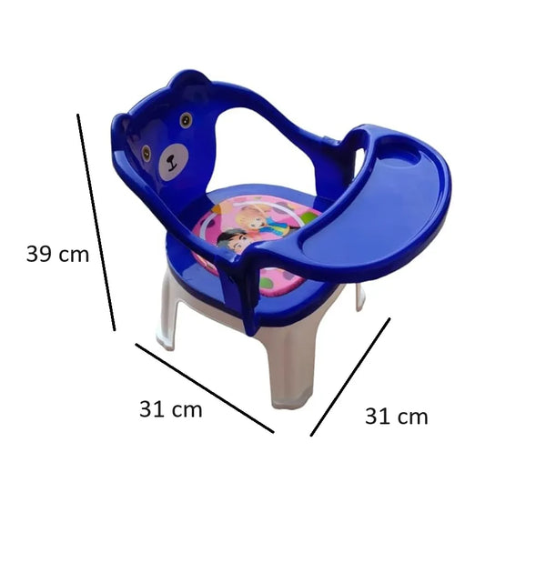 Kids Chair With Cushion Seat Green