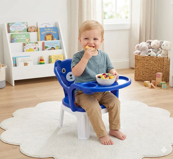 Kids Chair With Cushion Seat Green