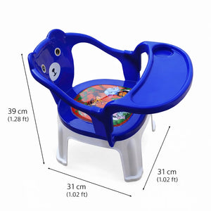 Kids Chair With Cushion Seat Green