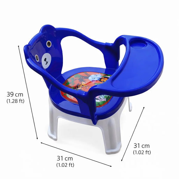 Kids Chair With Cushion Seat Green