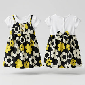 Yellow Giggles Flower Dress
