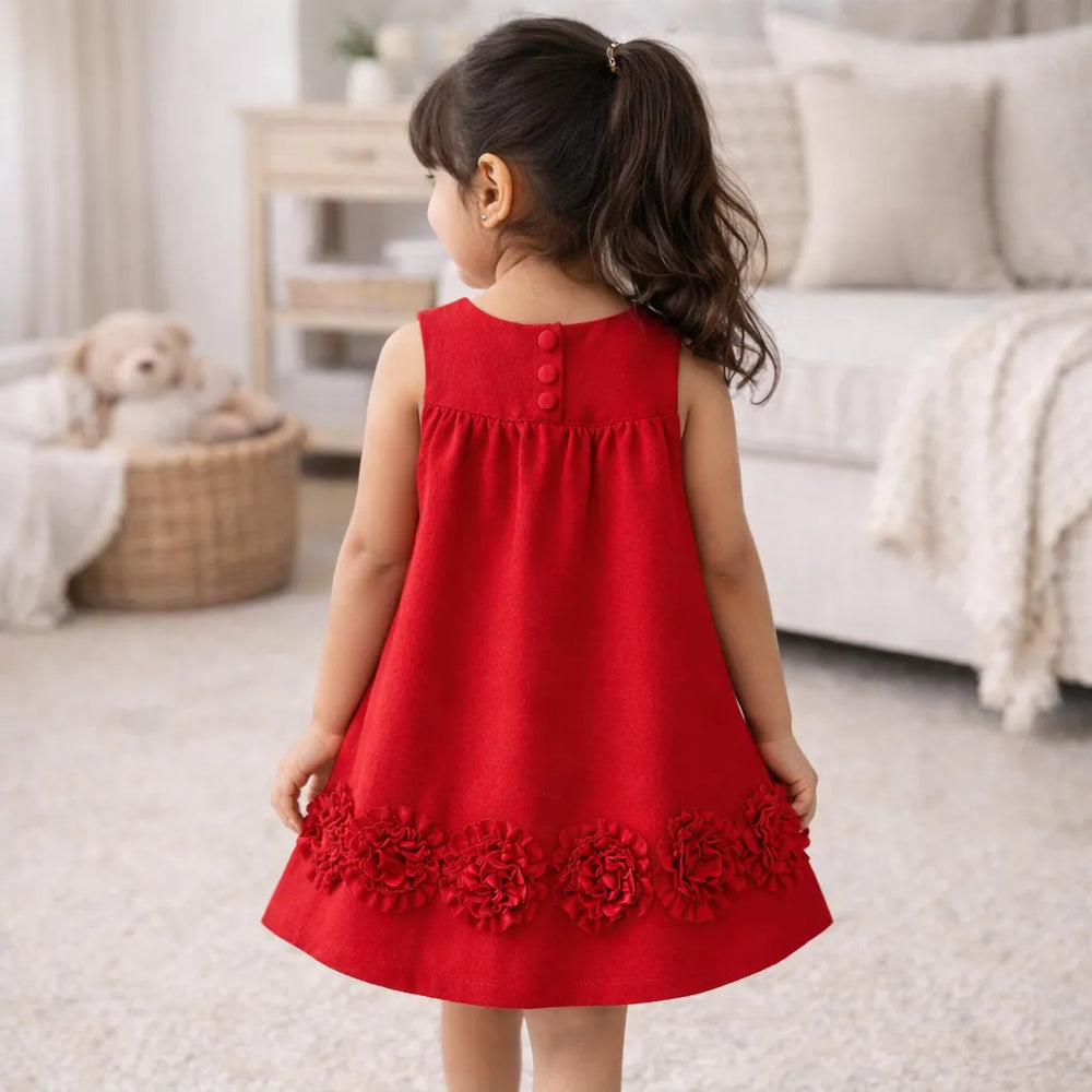 Cozy Bloom Winter Dress