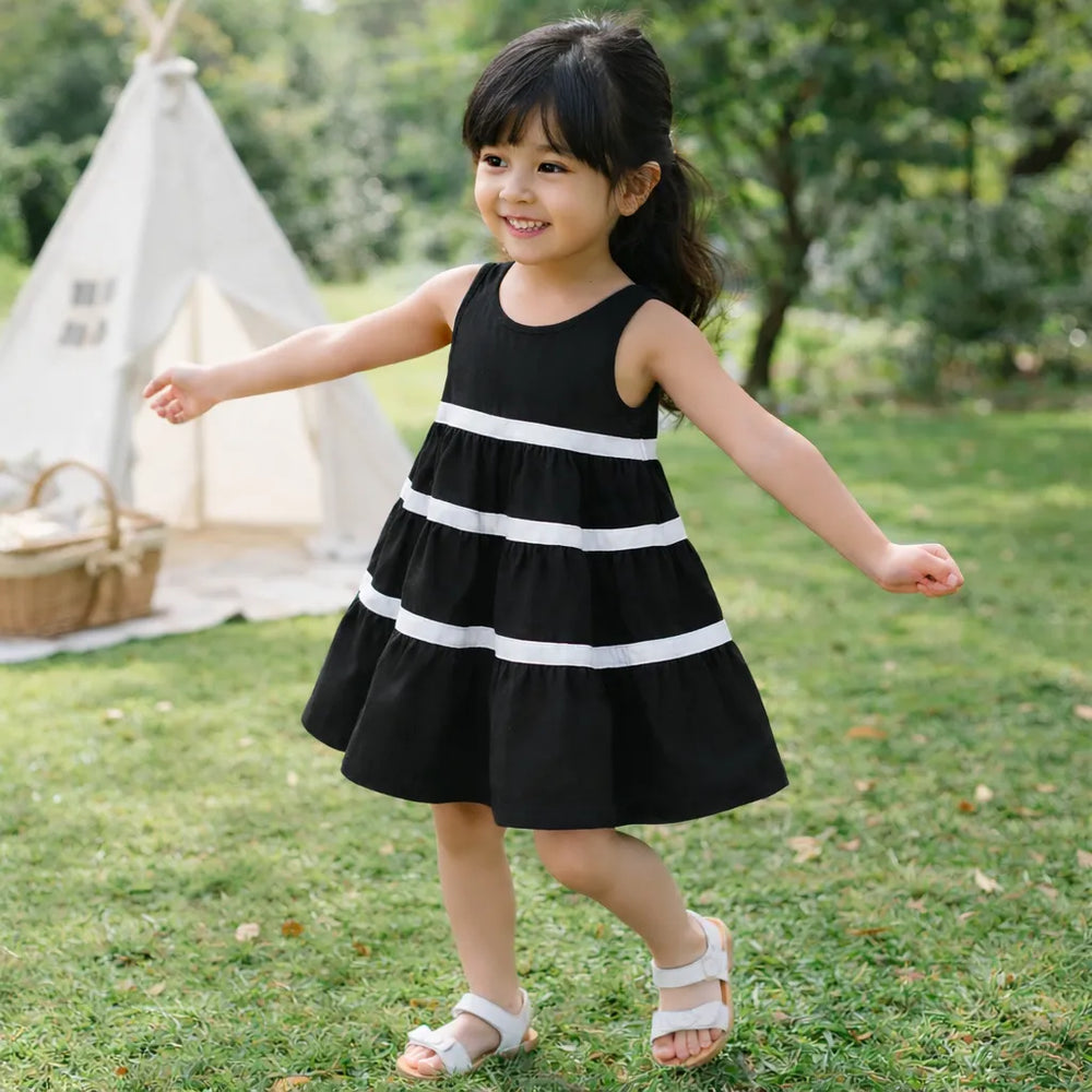 Classic Monochrome Dress