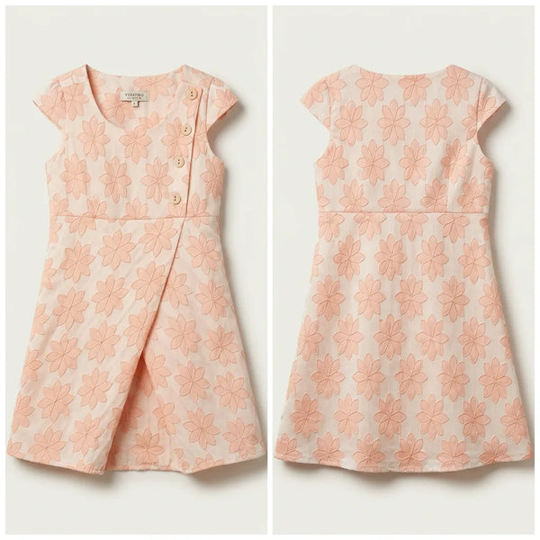 Peach Petal Princess Dress