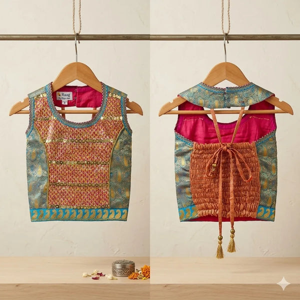 Festive Wear 3 Piece Lehenga Choli Set 4-5 Years