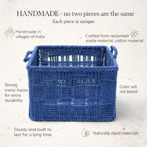 Square Cotton Basket - Large