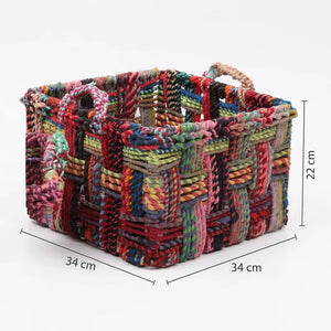Square Cotton Basket - Large
