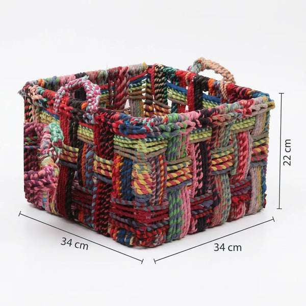 Square Cotton Basket - Large