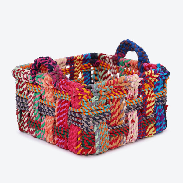Square Cotton Basket - Small