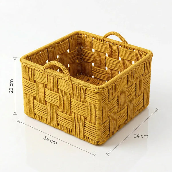 Square Cotton Basket - Large
