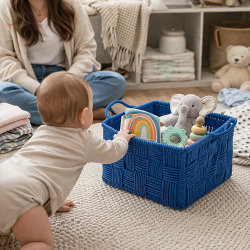 Square Cotton Basket - Large