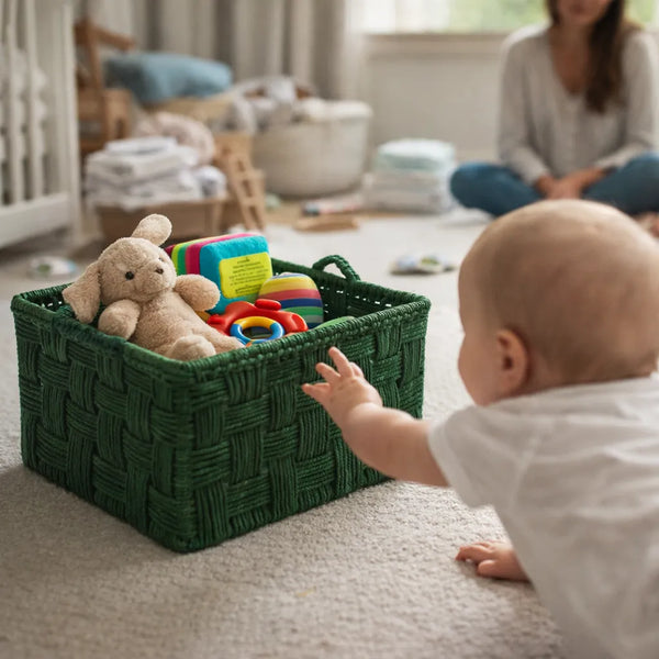 Square Cotton Basket - Large