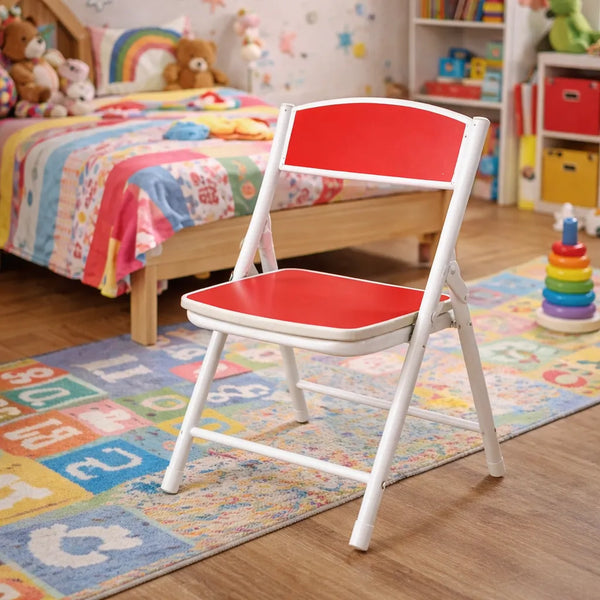 Foldable Chair for Kids Orange Red