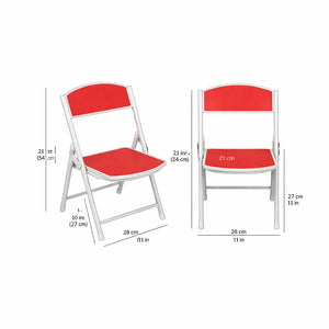 Foldable Chair for Kids Orange Red