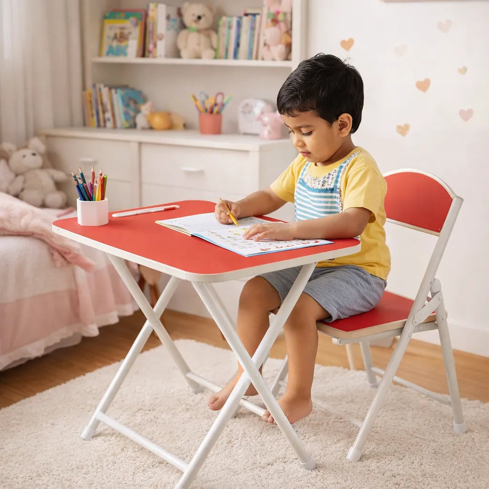 Tiny Tots Foldable Desk & Chair Set