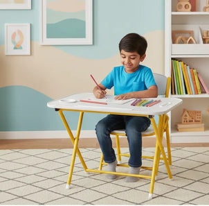 Tiny Tots Foldable Desk & Chair Set